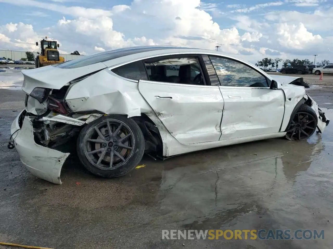 3 Photograph of a damaged car 5YJ3E1EB7KF469749 TESLA MODEL 3 2019
