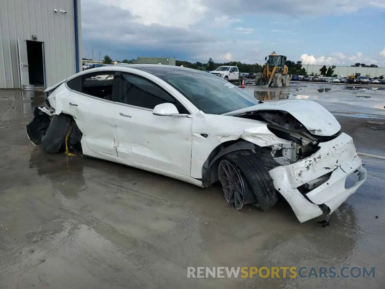 4 Photograph of a damaged car 5YJ3E1EB7KF469749 TESLA MODEL 3 2019