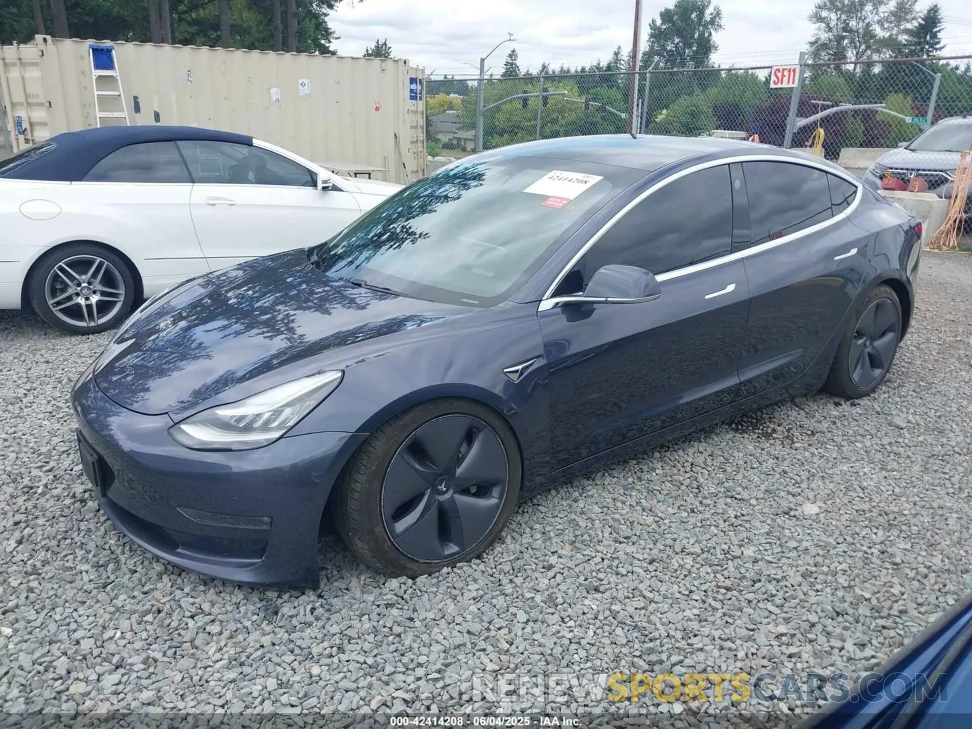 2 Photograph of a damaged car 5YJ3E1EB7KF482310 TESLA MODEL 3 2019