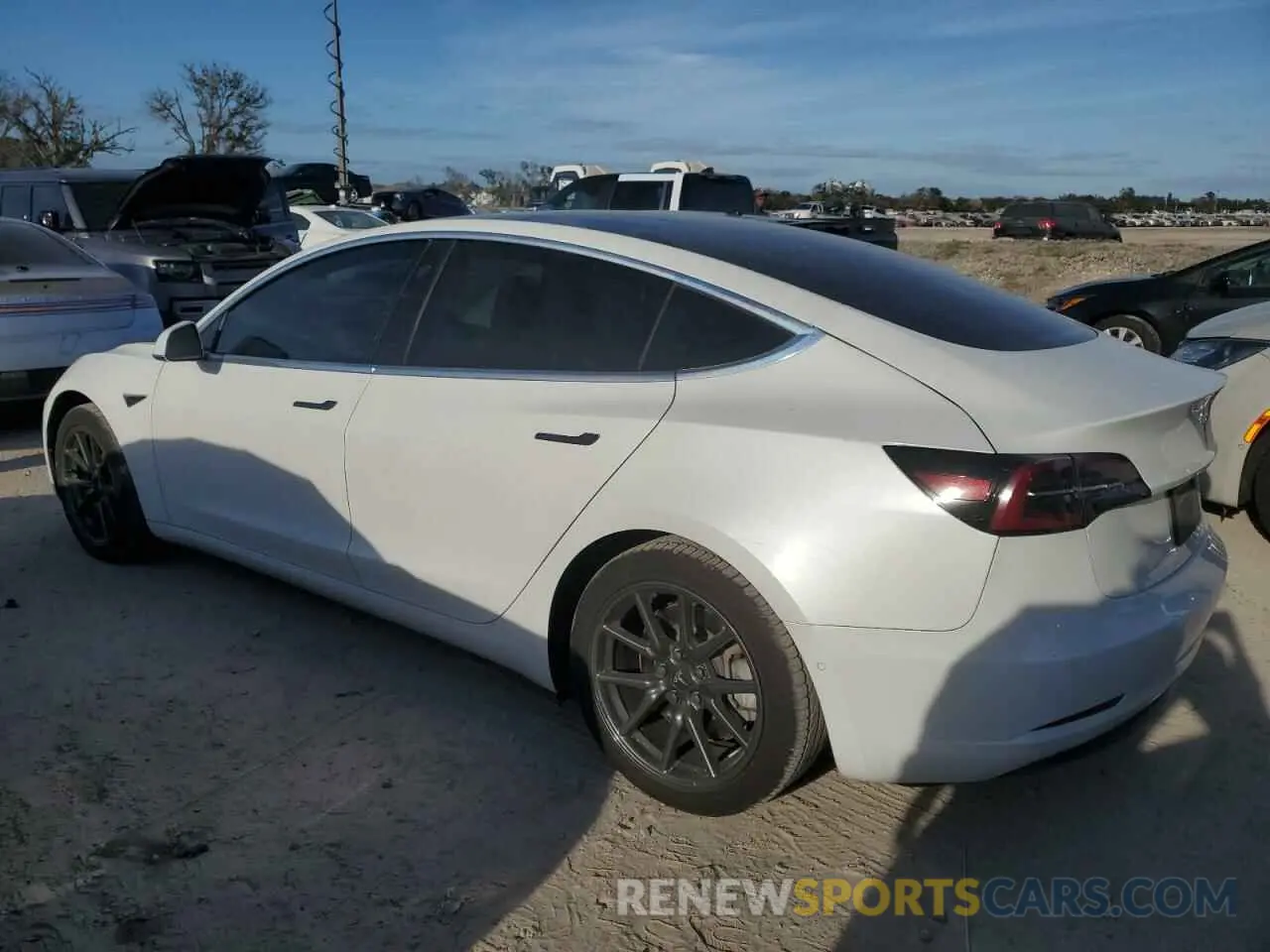 2 Photograph of a damaged car 5YJ3E1EB7KF510574 TESLA MODEL 3 2019