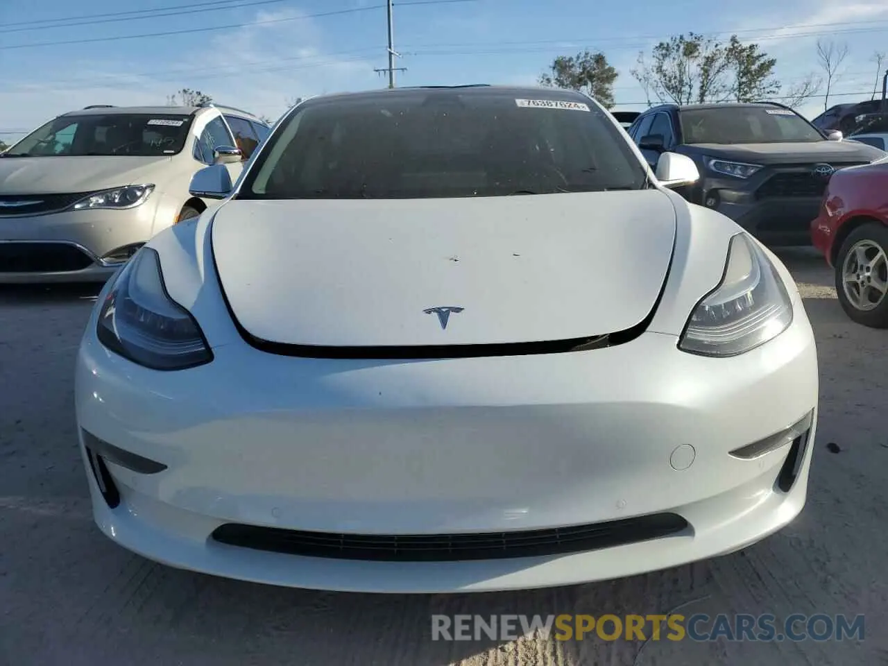 5 Photograph of a damaged car 5YJ3E1EB7KF510574 TESLA MODEL 3 2019