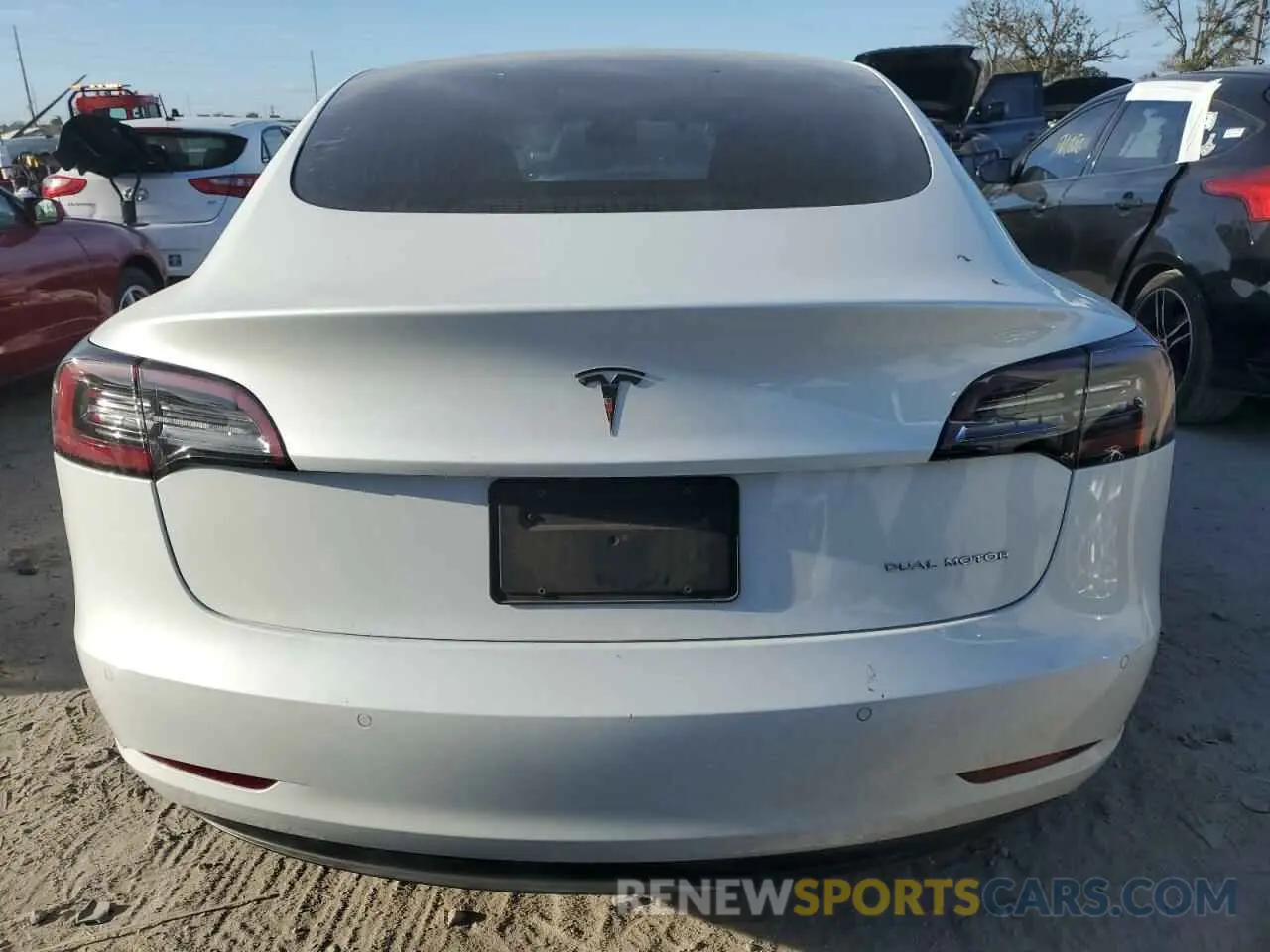 6 Photograph of a damaged car 5YJ3E1EB7KF510574 TESLA MODEL 3 2019