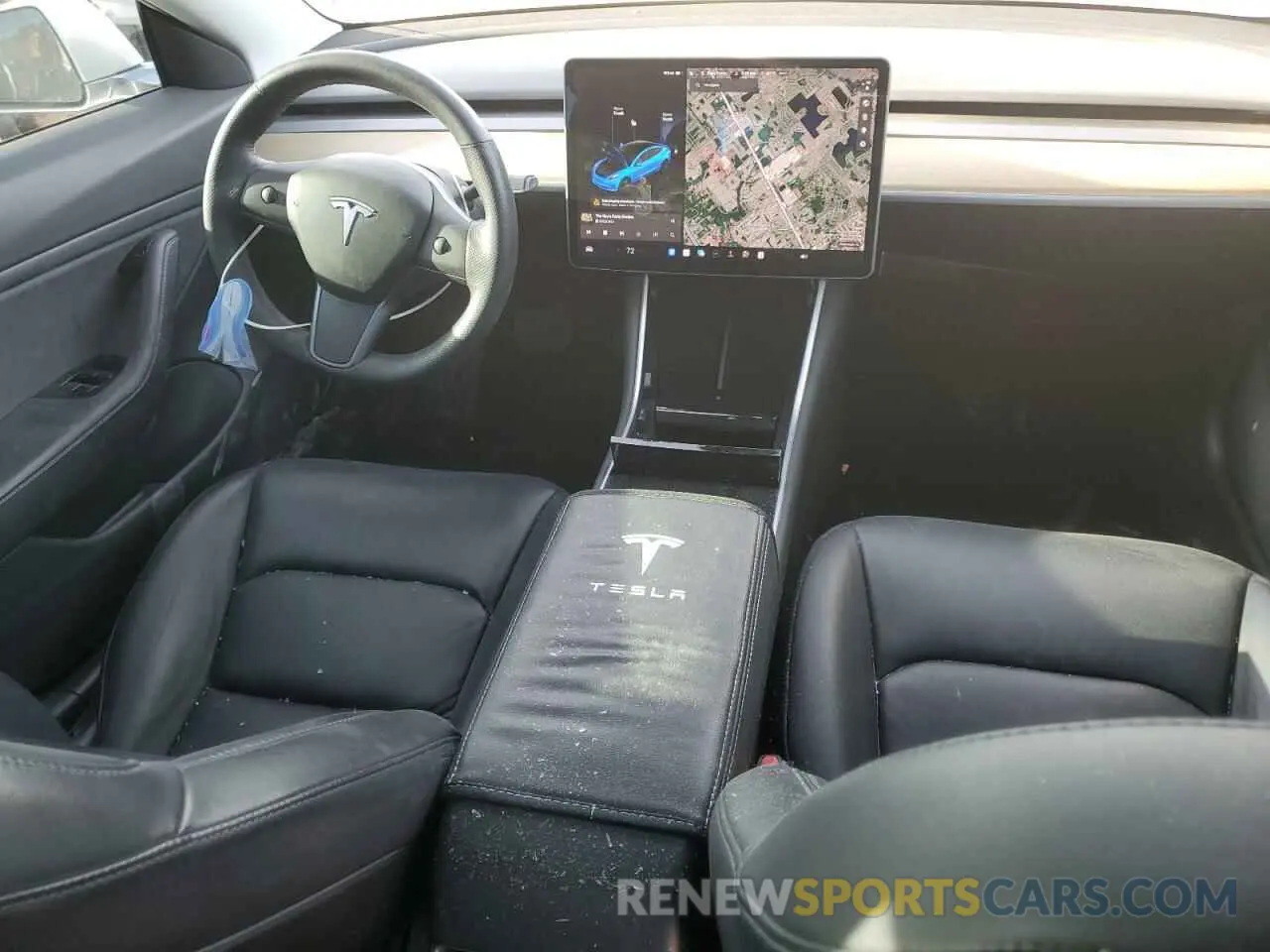 8 Photograph of a damaged car 5YJ3E1EB7KF510574 TESLA MODEL 3 2019