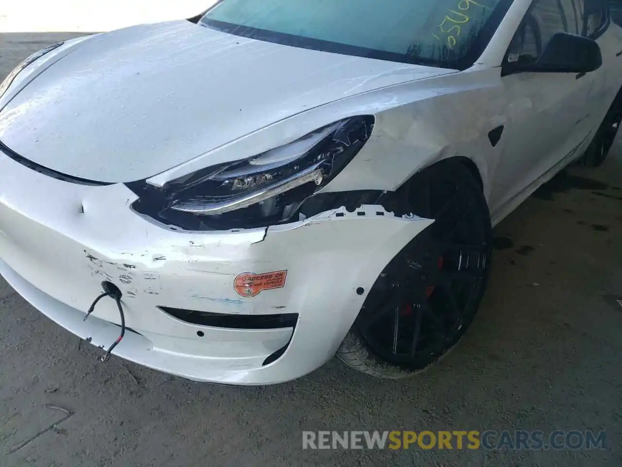 9 Photograph of a damaged car 5YJ3E1EB7KF514155 TESLA MODEL 3 2019