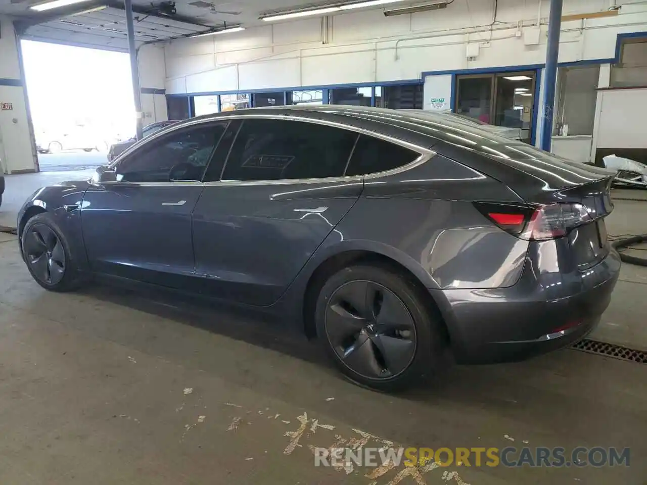 2 Photograph of a damaged car 5YJ3E1EB7KF526581 TESLA MODEL 3 2019