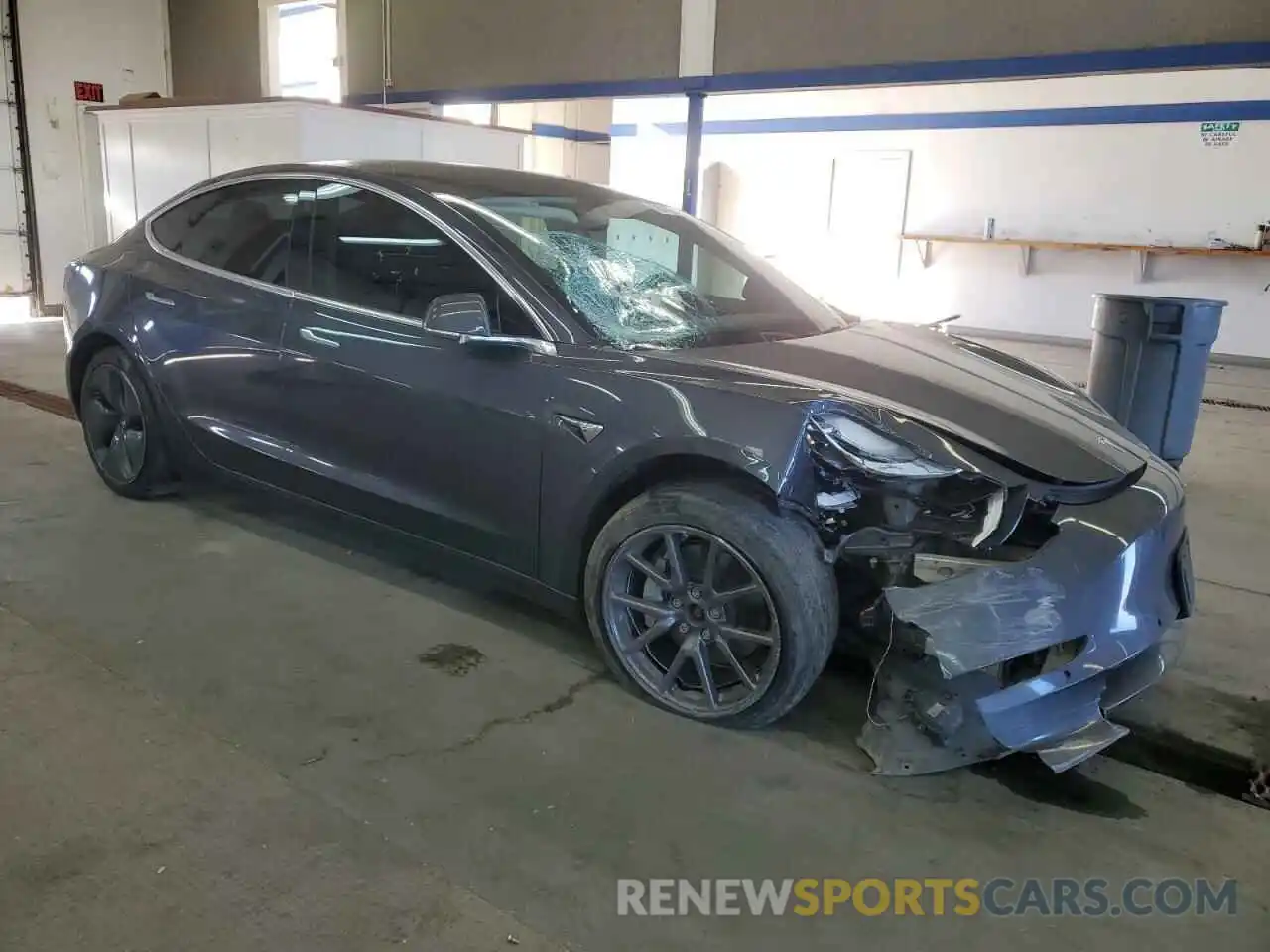 4 Photograph of a damaged car 5YJ3E1EB7KF526581 TESLA MODEL 3 2019