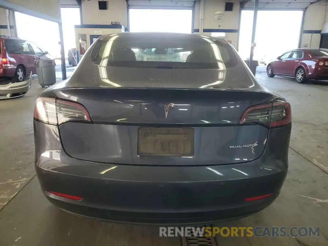 6 Photograph of a damaged car 5YJ3E1EB7KF526581 TESLA MODEL 3 2019