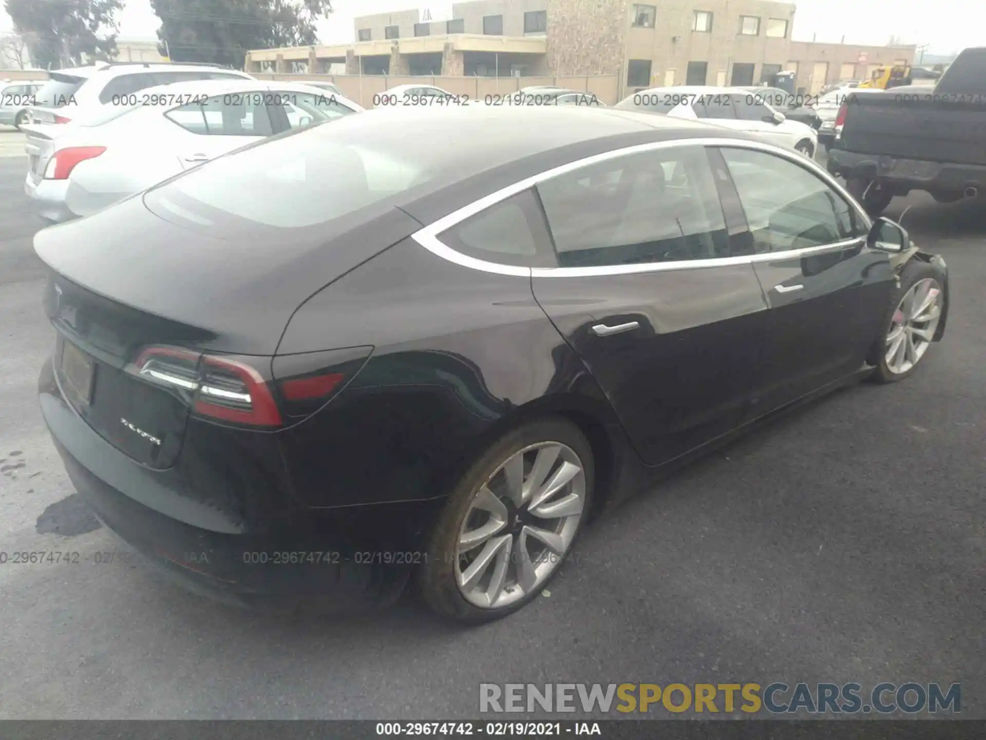 4 Photograph of a damaged car 5YJ3E1EB8KF191881 TESLA MODEL 3 2019