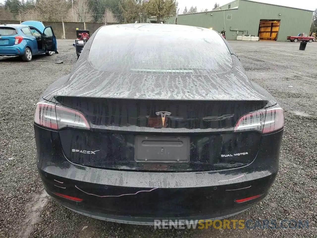 6 Photograph of a damaged car 5YJ3E1EB8KF192464 TESLA MODEL 3 2019