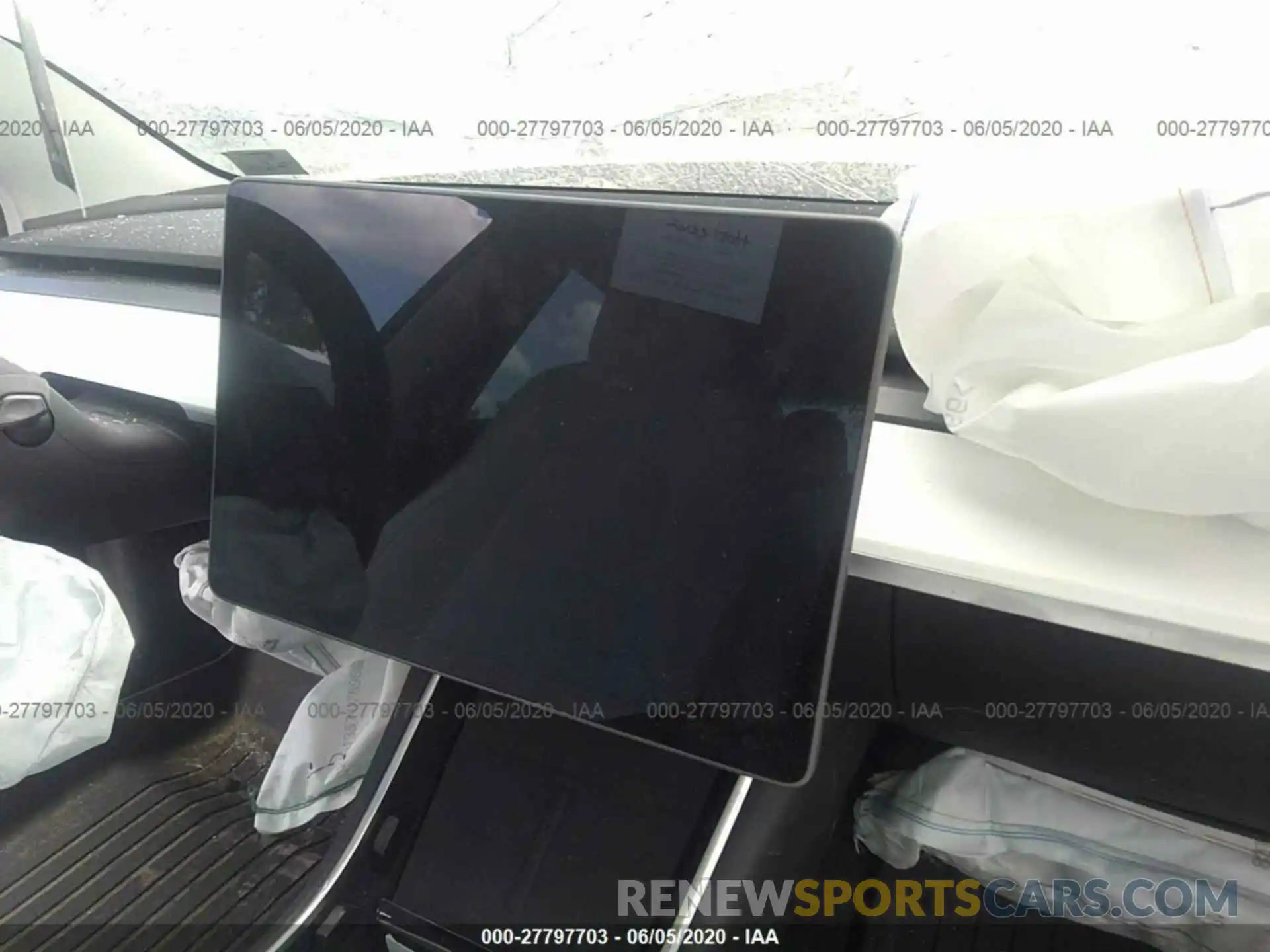 7 Photograph of a damaged car 5YJ3E1EB8KF195199 TESLA MODEL 3 2019