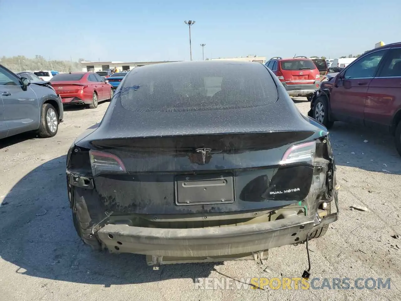 6 Photograph of a damaged car 5YJ3E1EB8KF197194 TESLA MODEL 3 2019