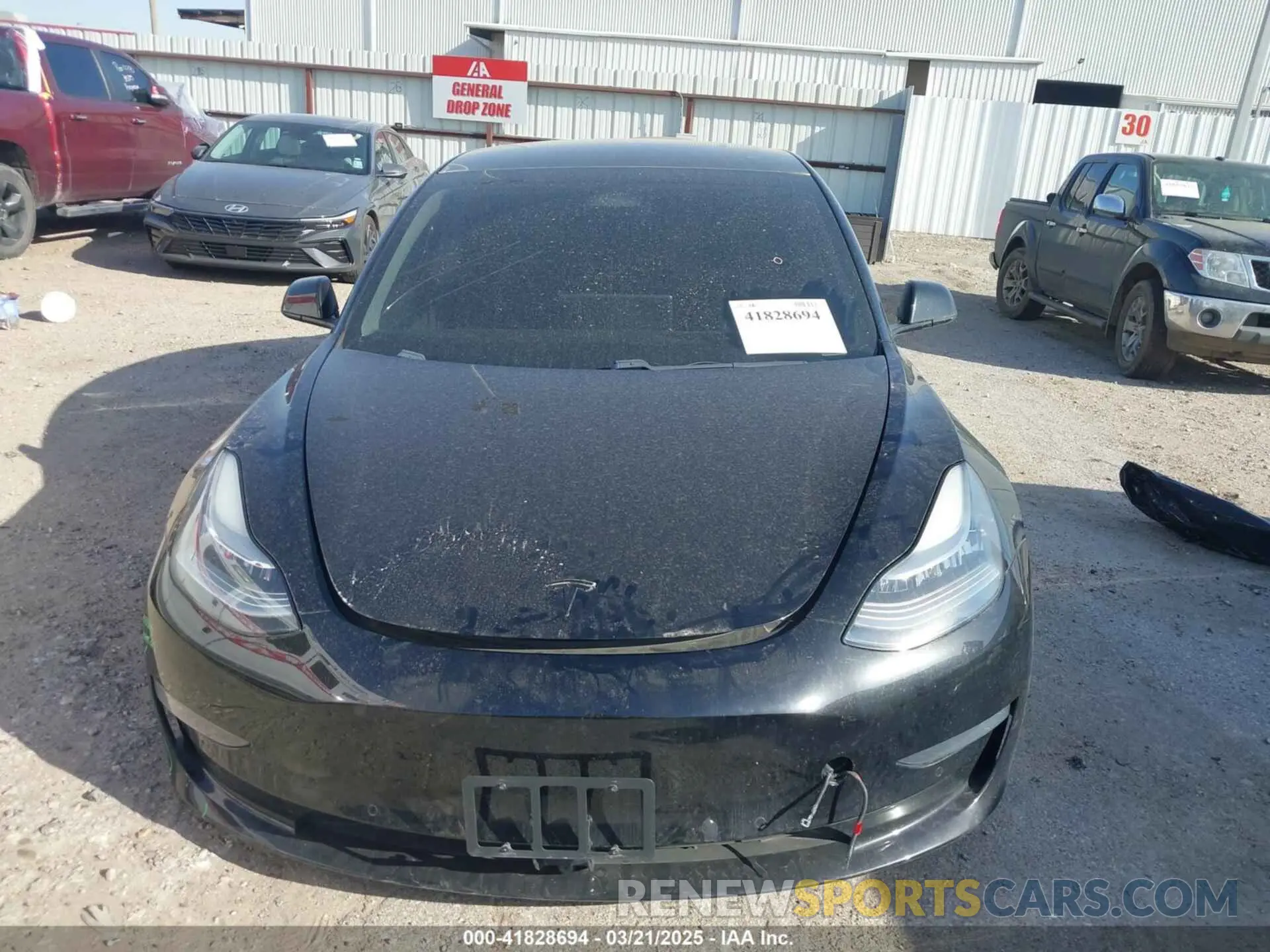 12 Photograph of a damaged car 5YJ3E1EB8KF208923 TESLA MODEL 3 2019