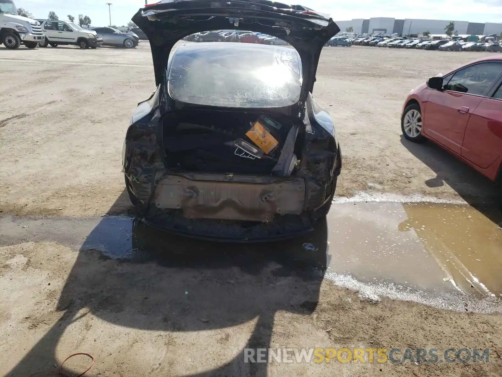 9 Photograph of a damaged car 5YJ3E1EB8KF208954 TESLA MODEL 3 2019