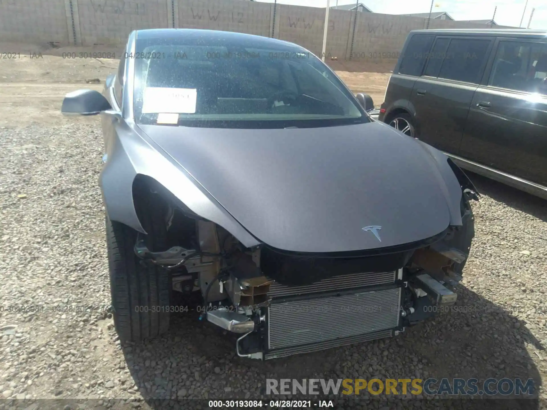 6 Photograph of a damaged car 5YJ3E1EB8KF209599 TESLA MODEL 3 2019