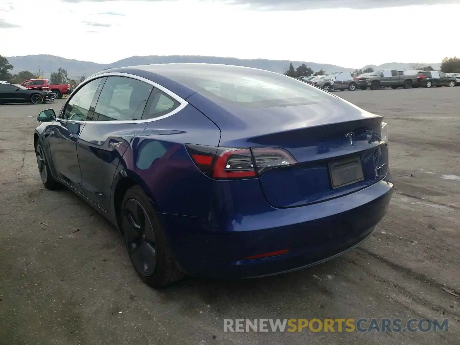 3 Photograph of a damaged car 5YJ3E1EB8KF211000 TESLA MODEL 3 2019