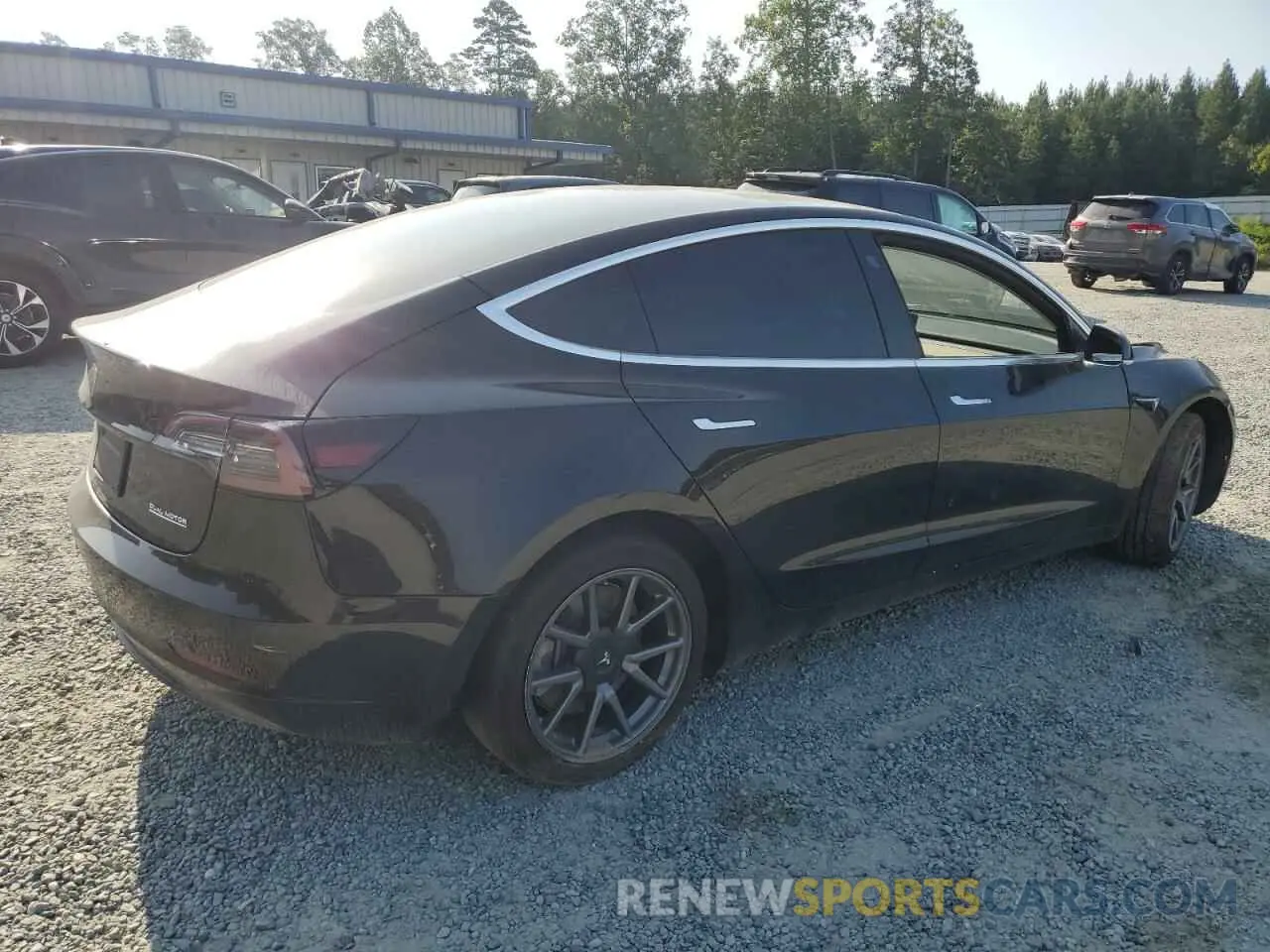 3 Photograph of a damaged car 5YJ3E1EB8KF385567 TESLA MODEL 3 2019