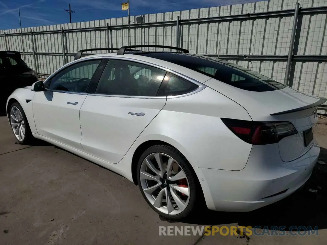2 Photograph of a damaged car 5YJ3E1EB8KF393250 TESLA MODEL 3 2019