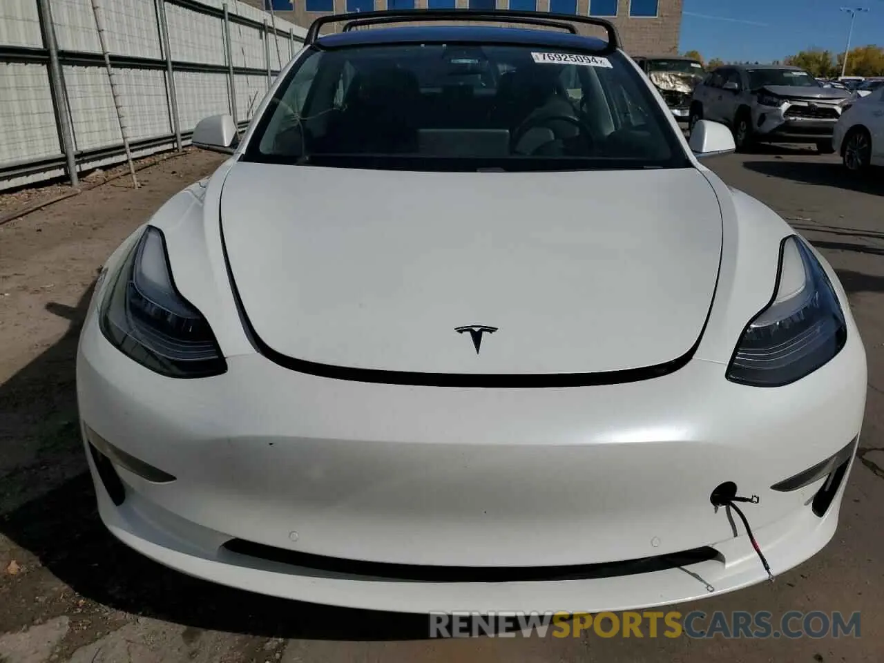5 Photograph of a damaged car 5YJ3E1EB8KF393250 TESLA MODEL 3 2019