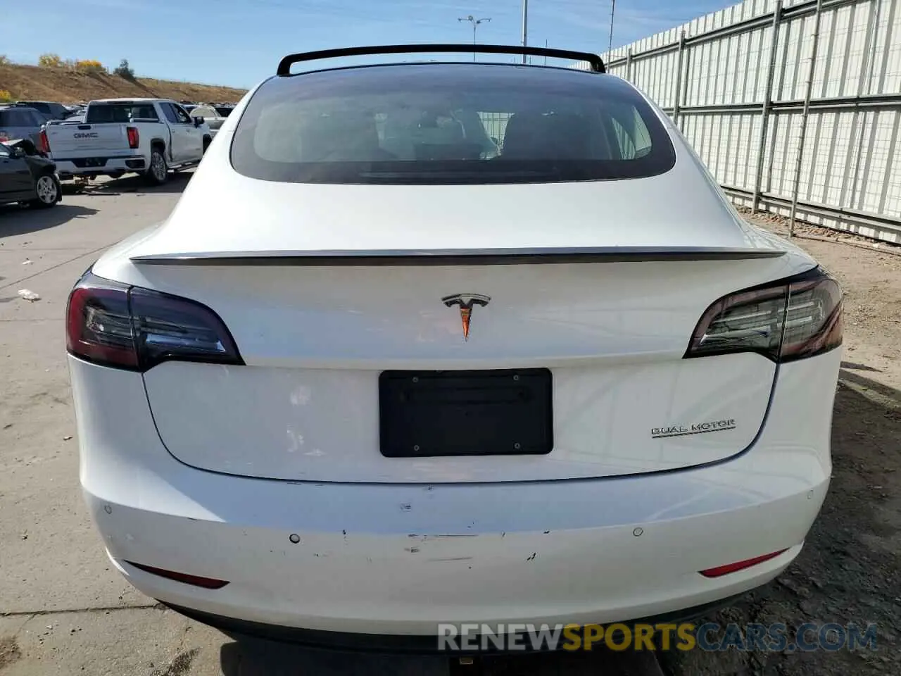 6 Photograph of a damaged car 5YJ3E1EB8KF393250 TESLA MODEL 3 2019