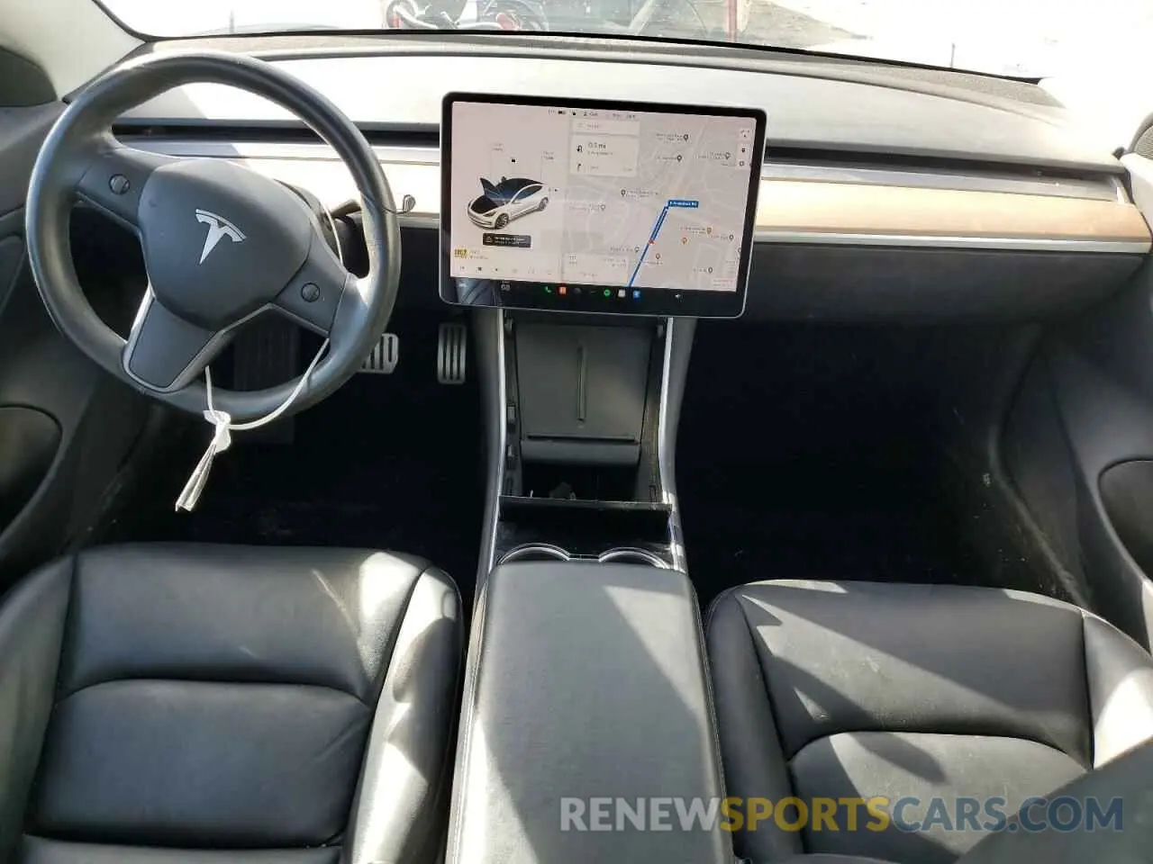 8 Photograph of a damaged car 5YJ3E1EB8KF393250 TESLA MODEL 3 2019