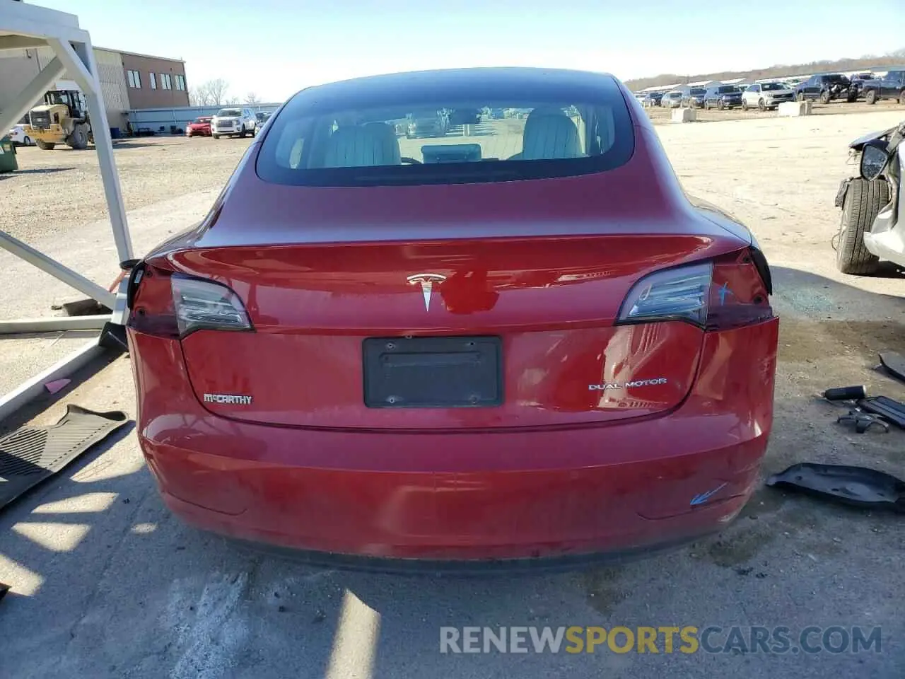 6 Photograph of a damaged car 5YJ3E1EB8KF406885 TESLA MODEL 3 2019