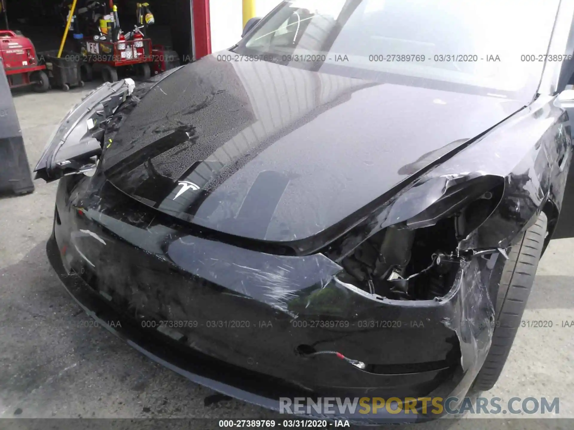 6 Photograph of a damaged car 5YJ3E1EB8KF425520 TESLA MODEL 3 2019