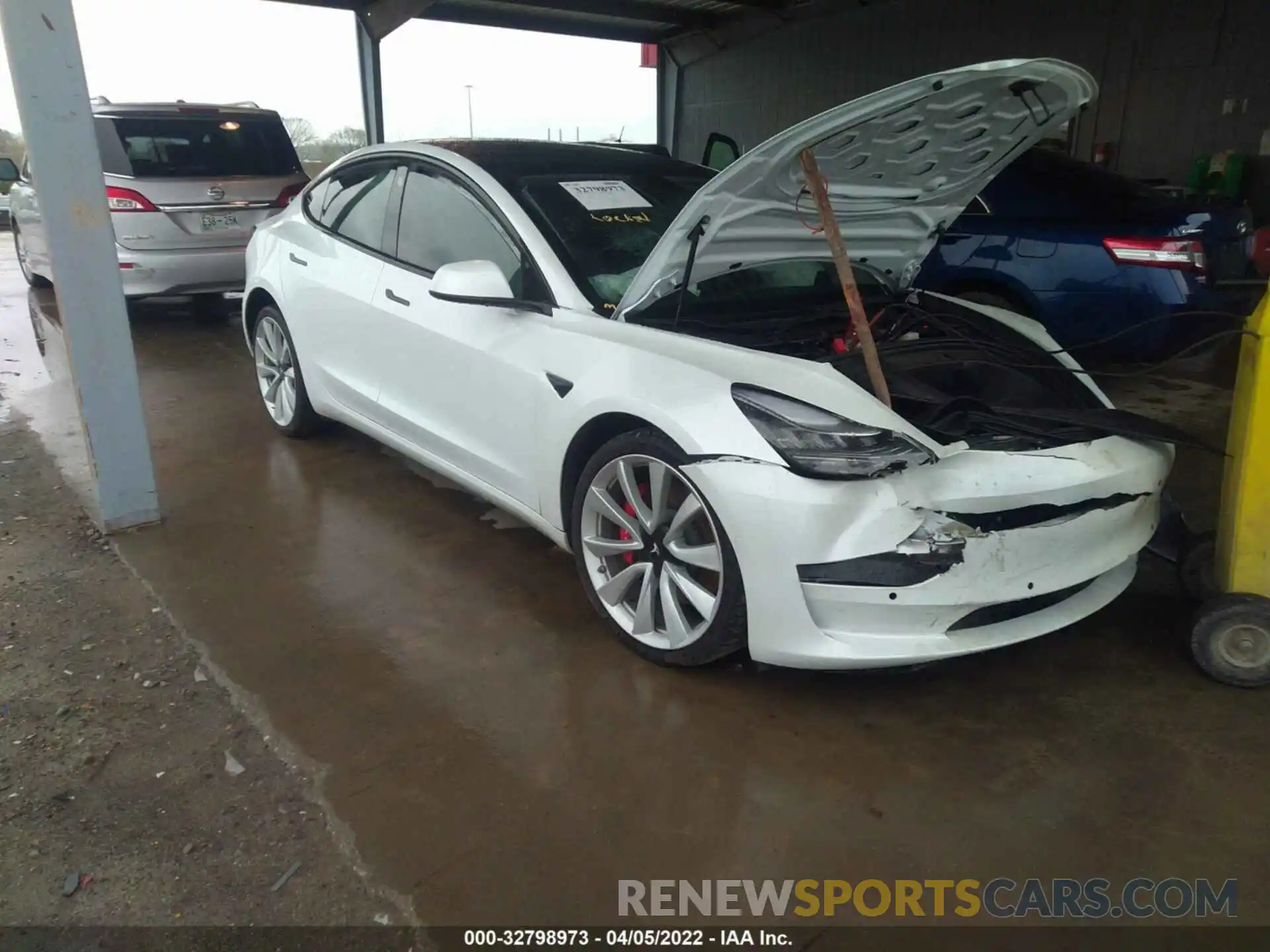 1 Photograph of a damaged car 5YJ3E1EB8KF441636 TESLA MODEL 3 2019