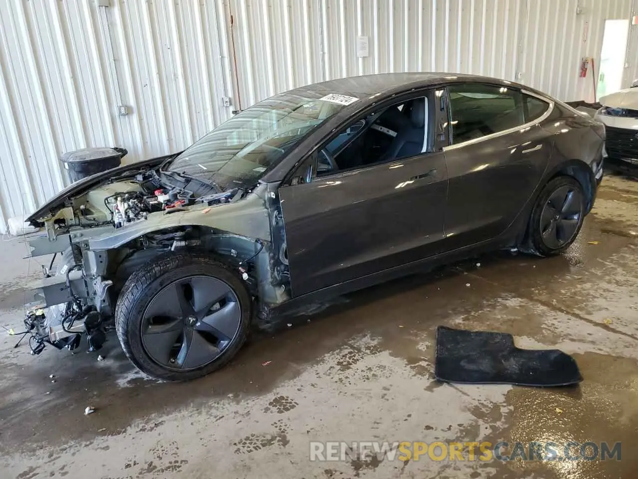 1 Photograph of a damaged car 5YJ3E1EB8KF441975 TESLA MODEL 3 2019