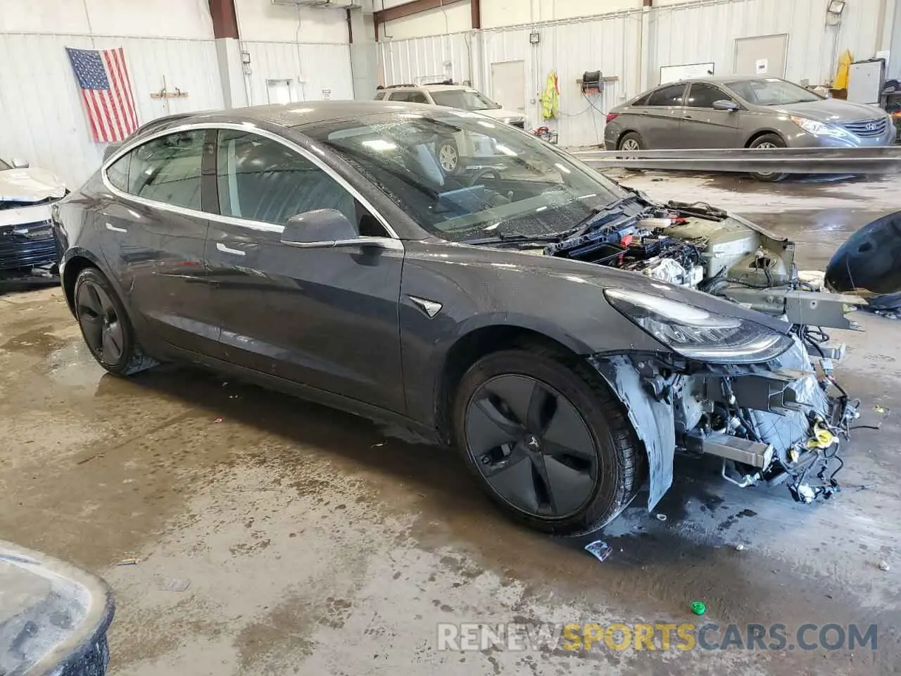 4 Photograph of a damaged car 5YJ3E1EB8KF441975 TESLA MODEL 3 2019