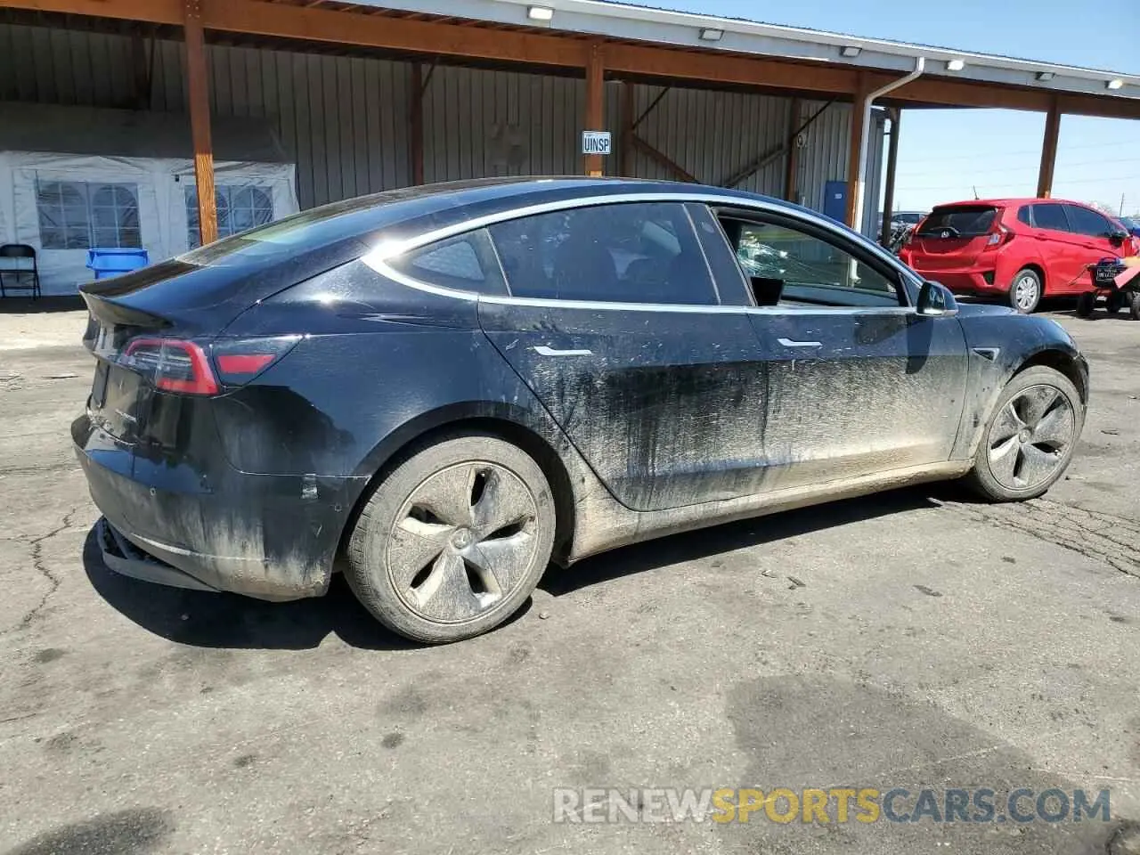 3 Photograph of a damaged car 5YJ3E1EB8KF451535 TESLA MODEL 3 2019