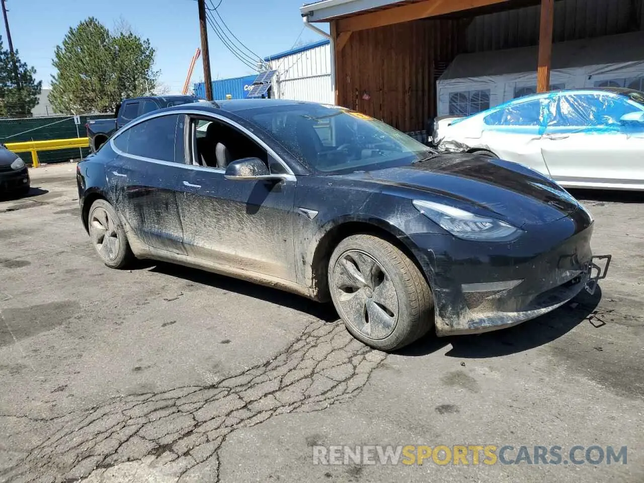 4 Photograph of a damaged car 5YJ3E1EB8KF451535 TESLA MODEL 3 2019