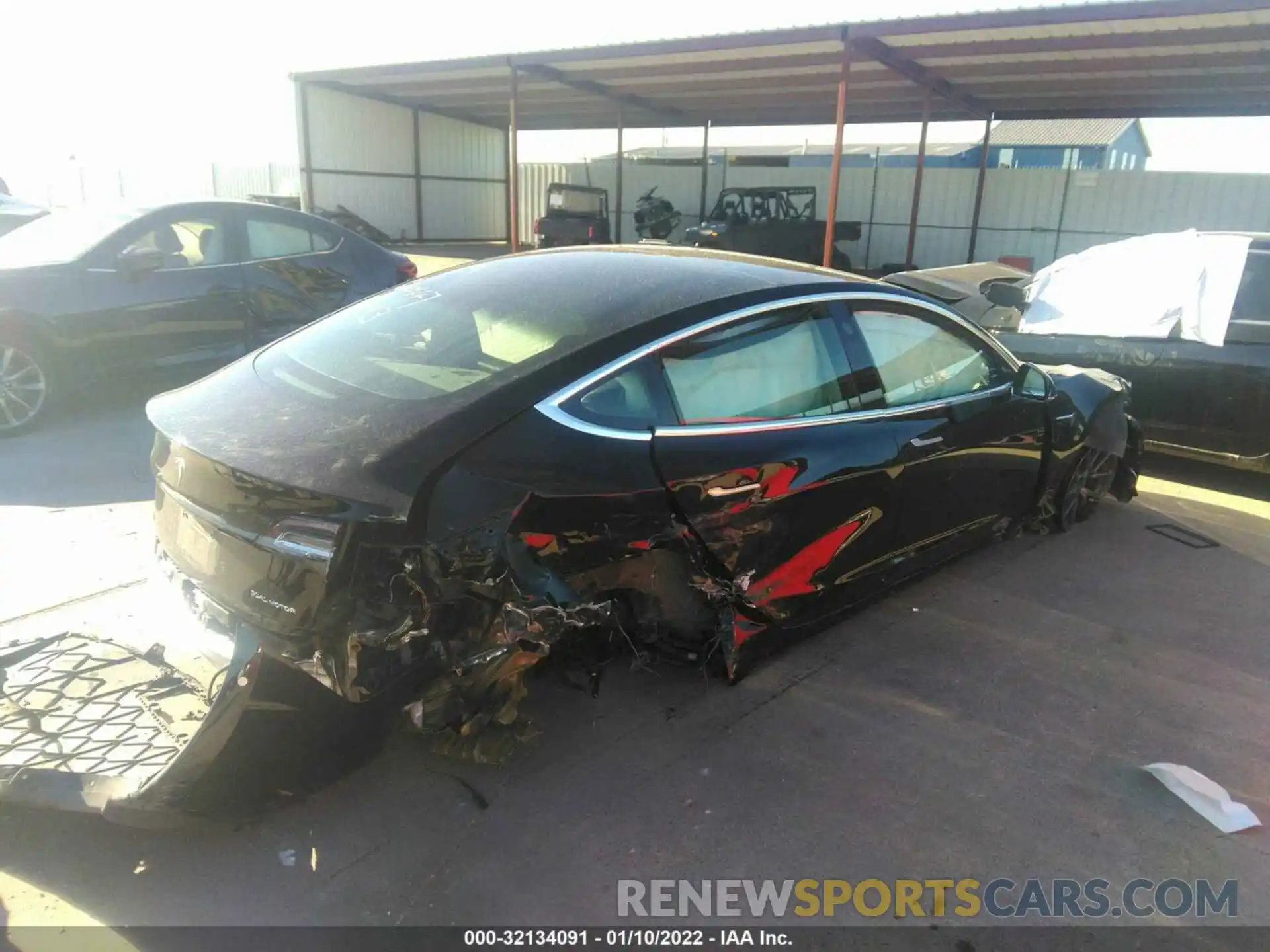 4 Photograph of a damaged car 5YJ3E1EB8KF451602 TESLA MODEL 3 2019