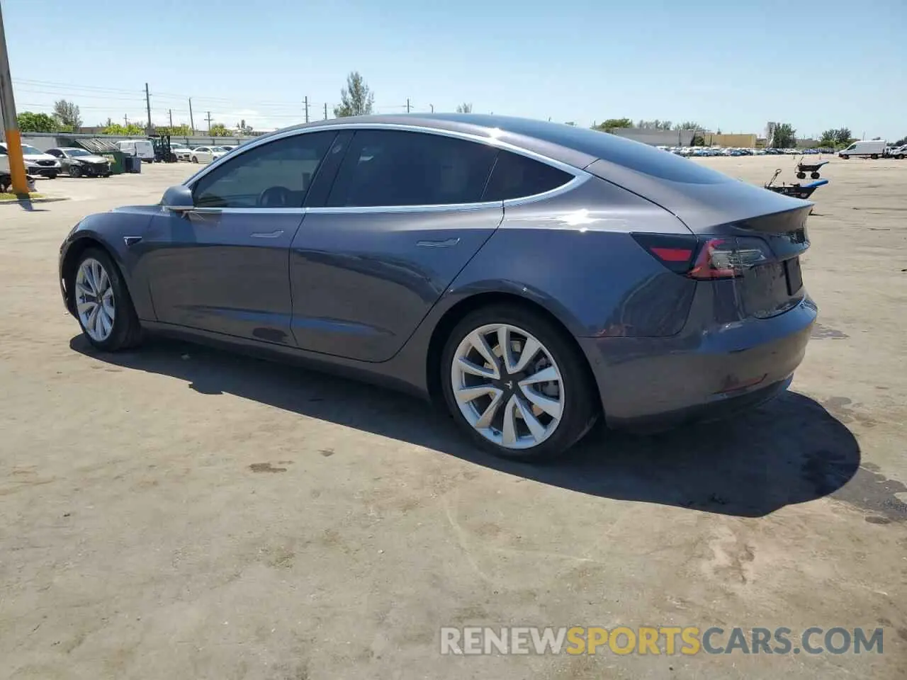 2 Photograph of a damaged car 5YJ3E1EB8KF453544 TESLA MODEL 3 2019