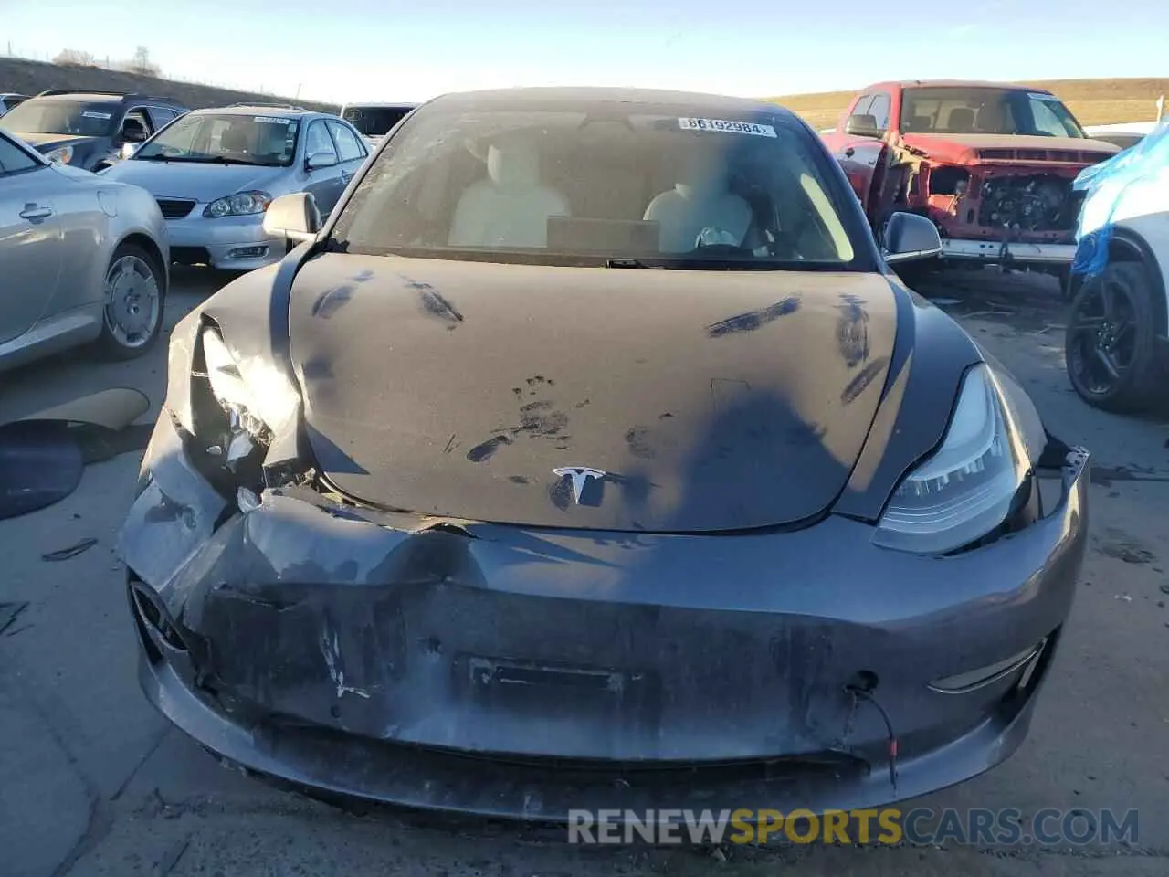 5 Photograph of a damaged car 5YJ3E1EB8KF477004 TESLA MODEL 3 2019