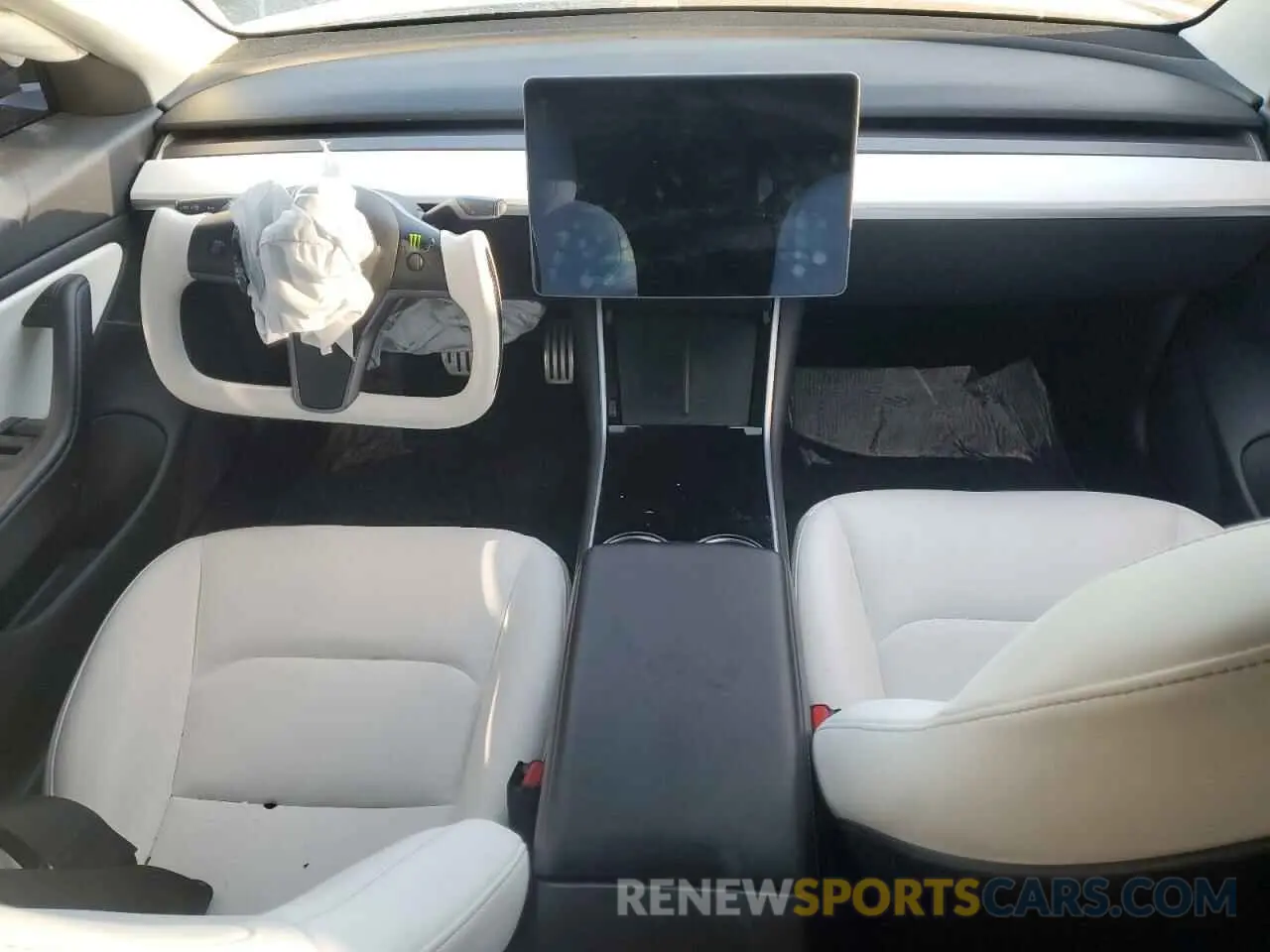 8 Photograph of a damaged car 5YJ3E1EB8KF477004 TESLA MODEL 3 2019