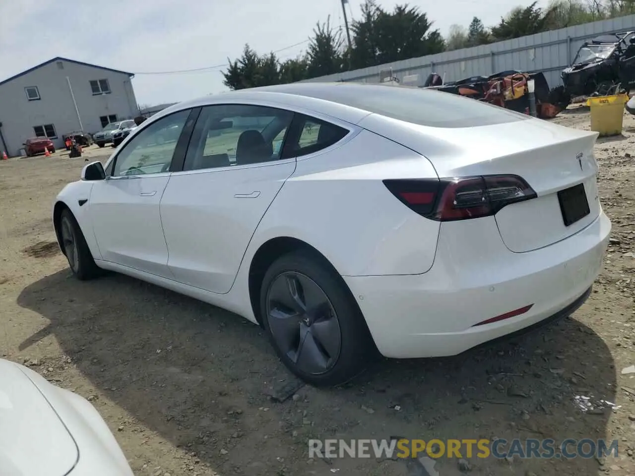 2 Photograph of a damaged car 5YJ3E1EB8KF493929 TESLA MODEL 3 2019