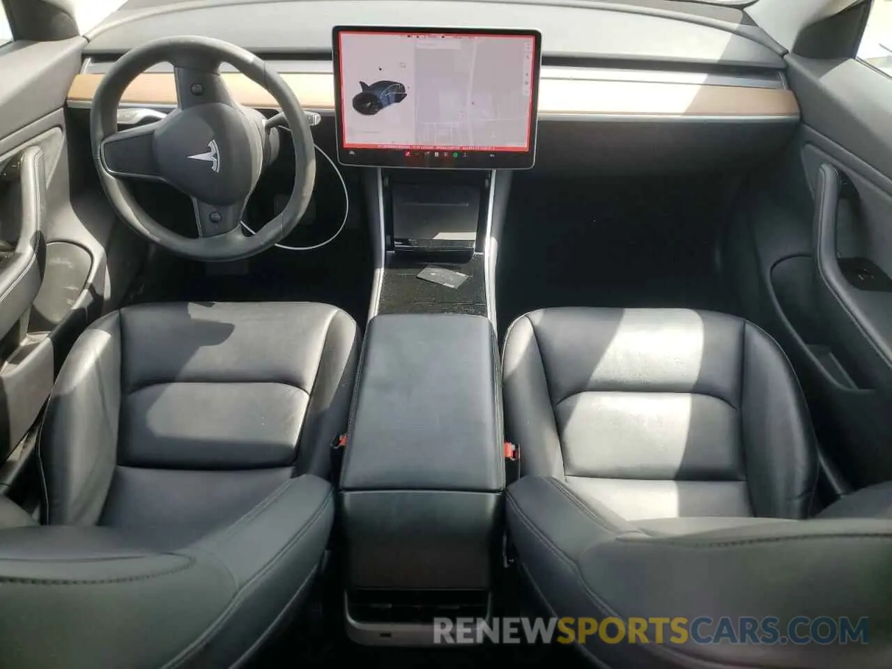 8 Photograph of a damaged car 5YJ3E1EB8KF493929 TESLA MODEL 3 2019