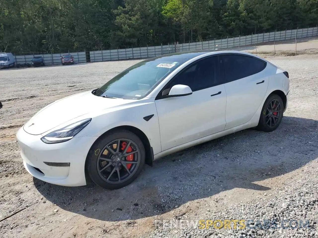 1 Photograph of a damaged car 5YJ3E1EB8KF493980 TESLA MODEL 3 2019
