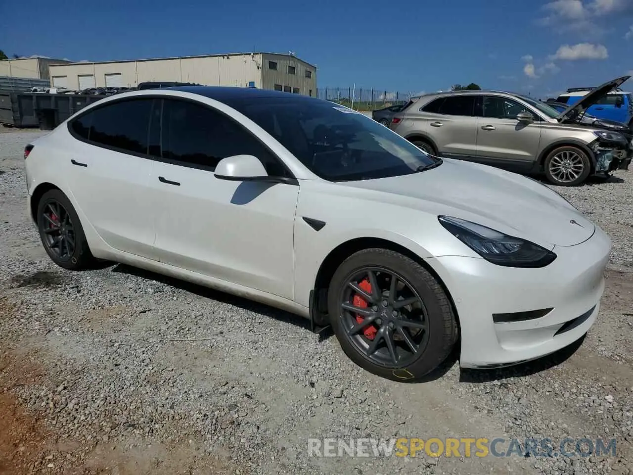 4 Photograph of a damaged car 5YJ3E1EB8KF493980 TESLA MODEL 3 2019
