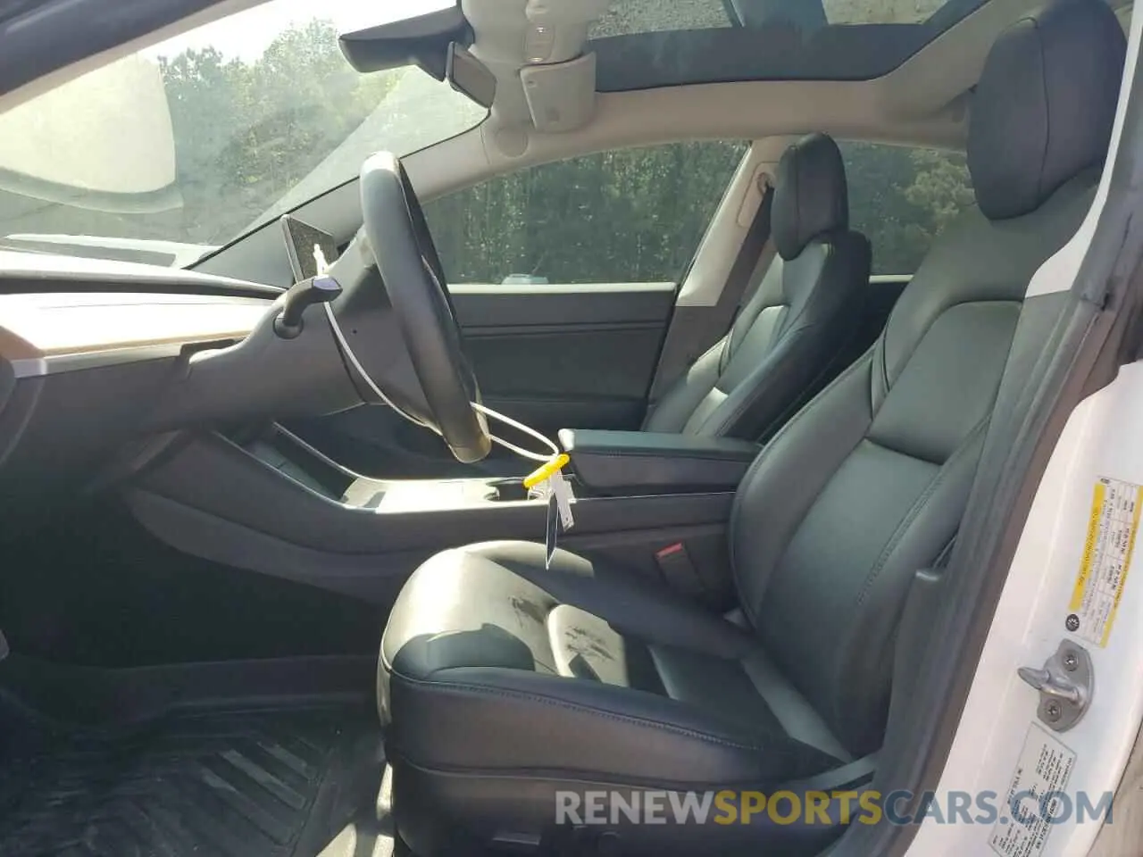 7 Photograph of a damaged car 5YJ3E1EB8KF493980 TESLA MODEL 3 2019
