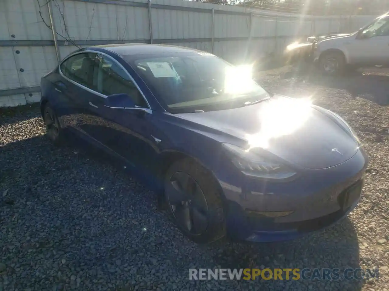 1 Photograph of a damaged car 5YJ3E1EB8KF497267 TESLA MODEL 3 2019