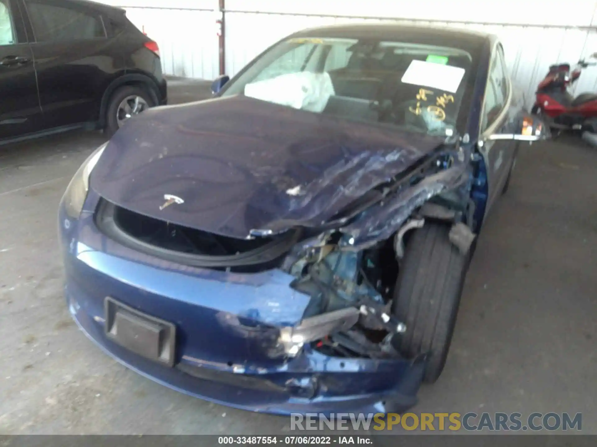 6 Photograph of a damaged car 5YJ3E1EB8KF497625 TESLA MODEL 3 2019