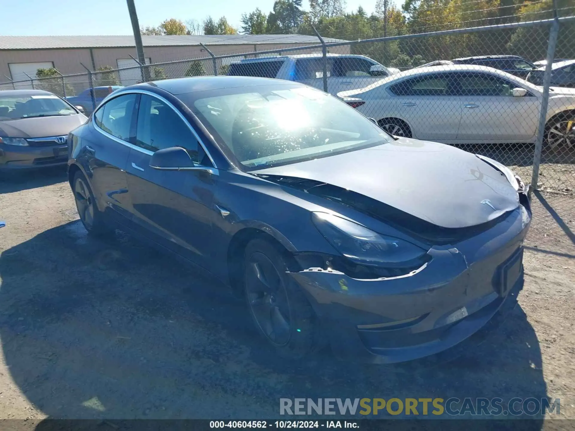 1 Photograph of a damaged car 5YJ3E1EB8KF510339 TESLA MODEL 3 2019
