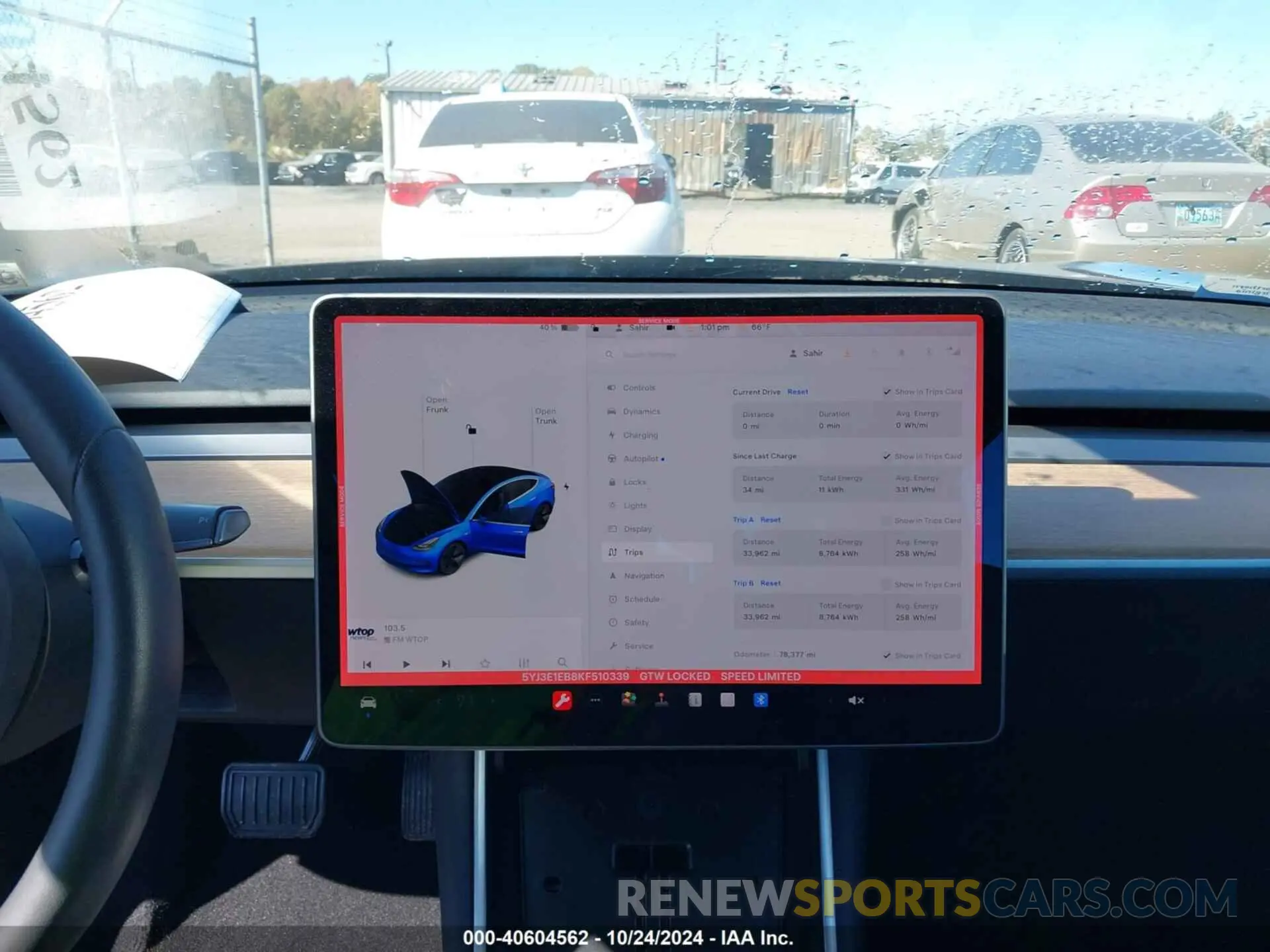 18 Photograph of a damaged car 5YJ3E1EB8KF510339 TESLA MODEL 3 2019