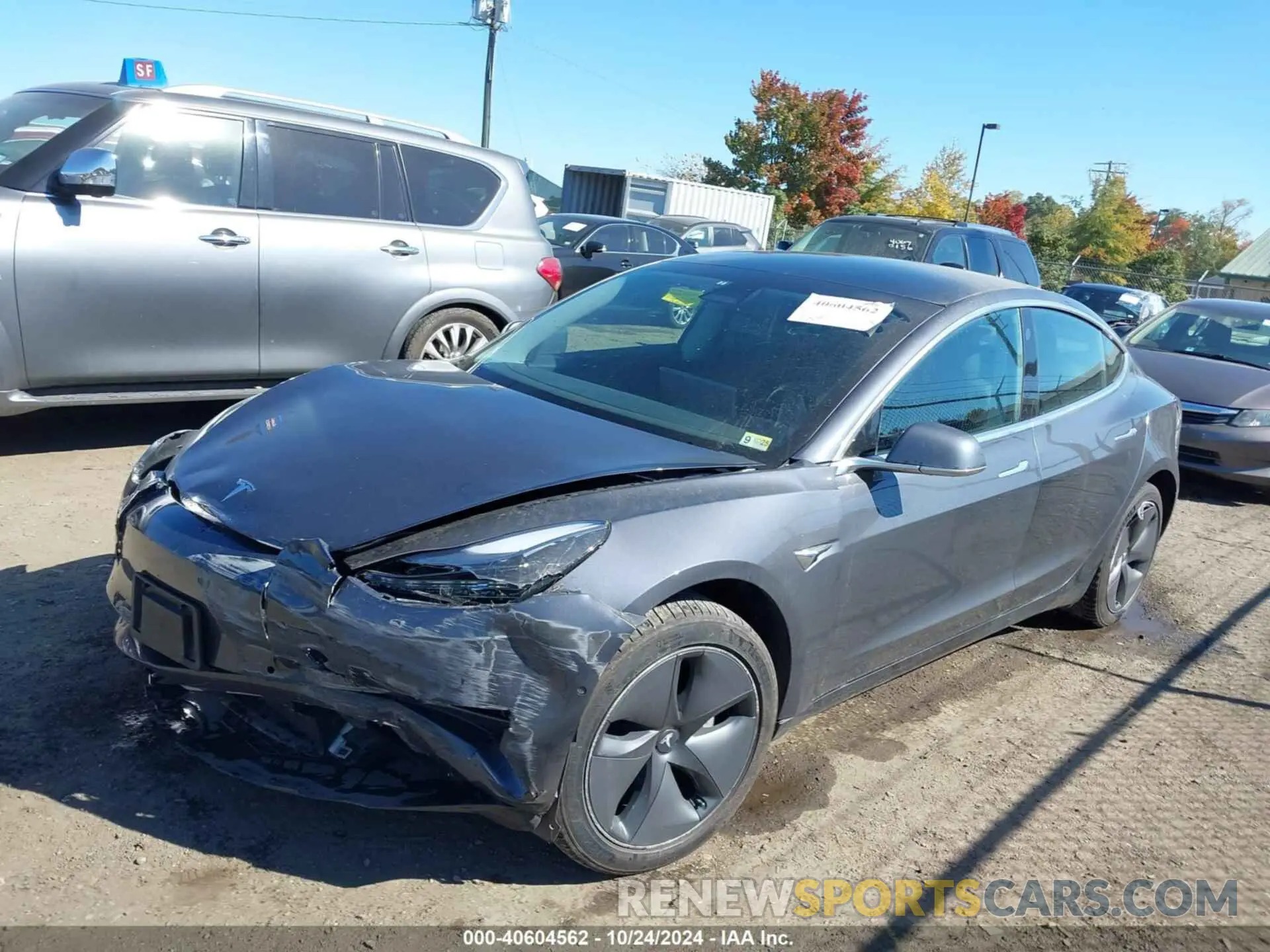 2 Photograph of a damaged car 5YJ3E1EB8KF510339 TESLA MODEL 3 2019