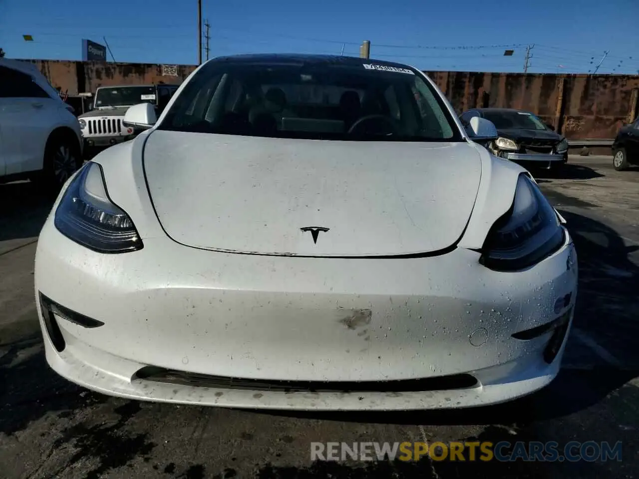 5 Photograph of a damaged car 5YJ3E1EB8KF511135 TESLA MODEL 3 2019