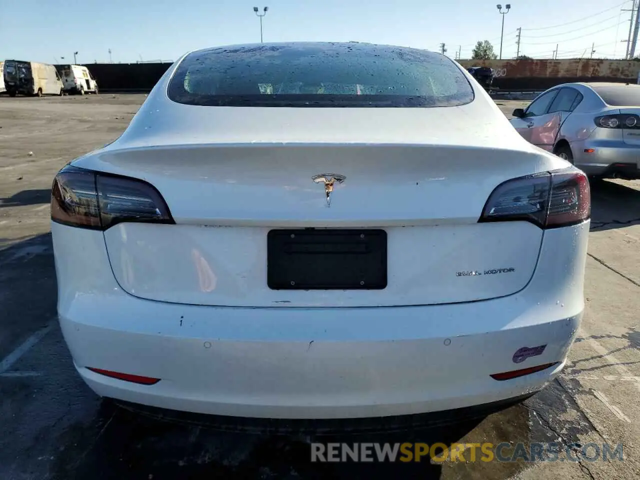 6 Photograph of a damaged car 5YJ3E1EB8KF511135 TESLA MODEL 3 2019