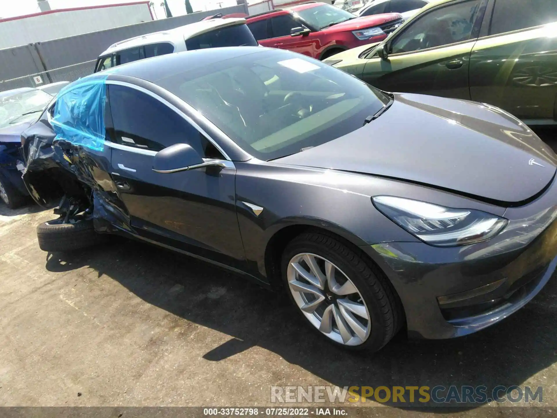 1 Photograph of a damaged car 5YJ3E1EB8KF529912 TESLA MODEL 3 2019