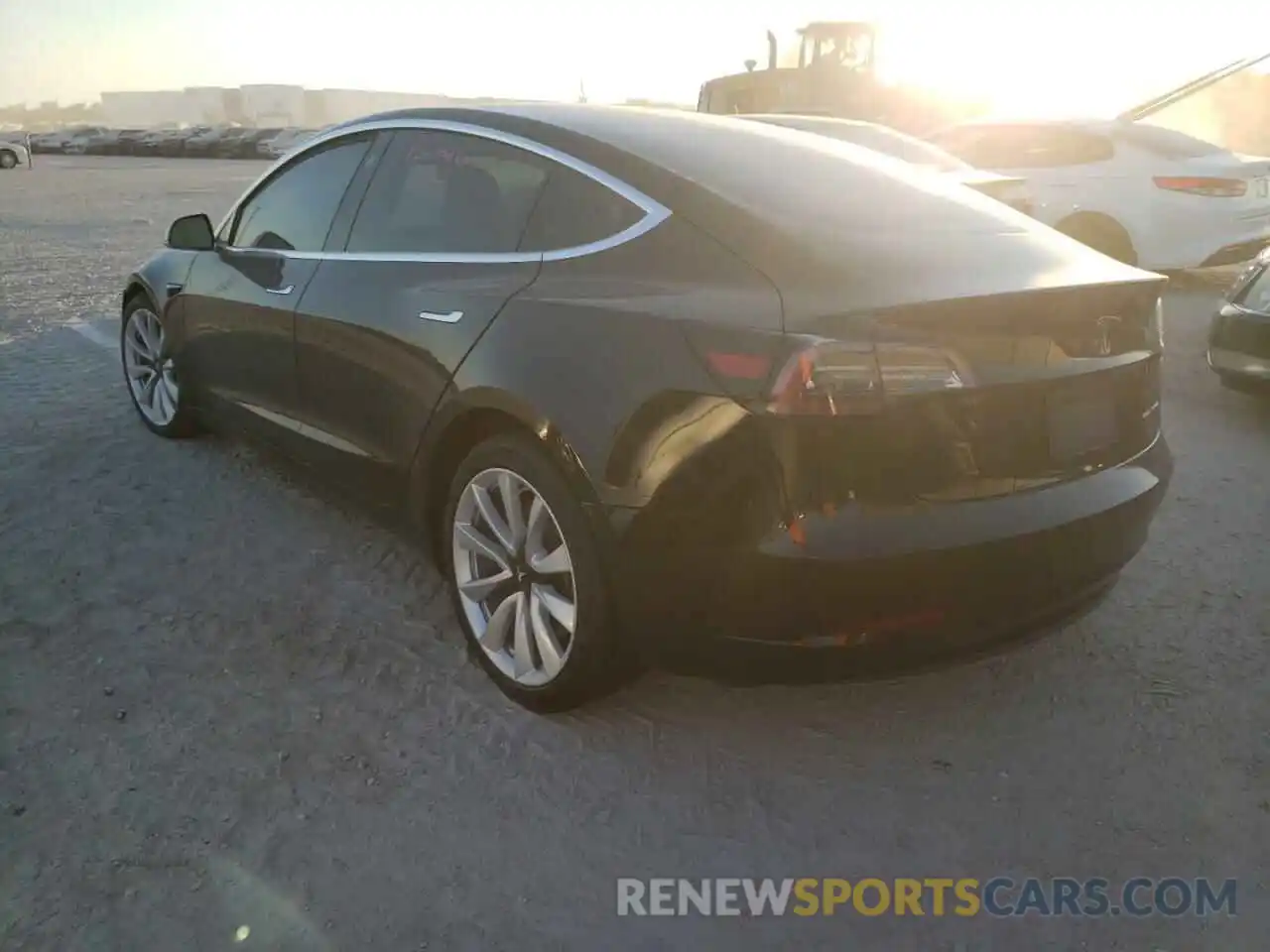 3 Photograph of a damaged car 5YJ3E1EB9KF192456 TESLA MODEL 3 2019