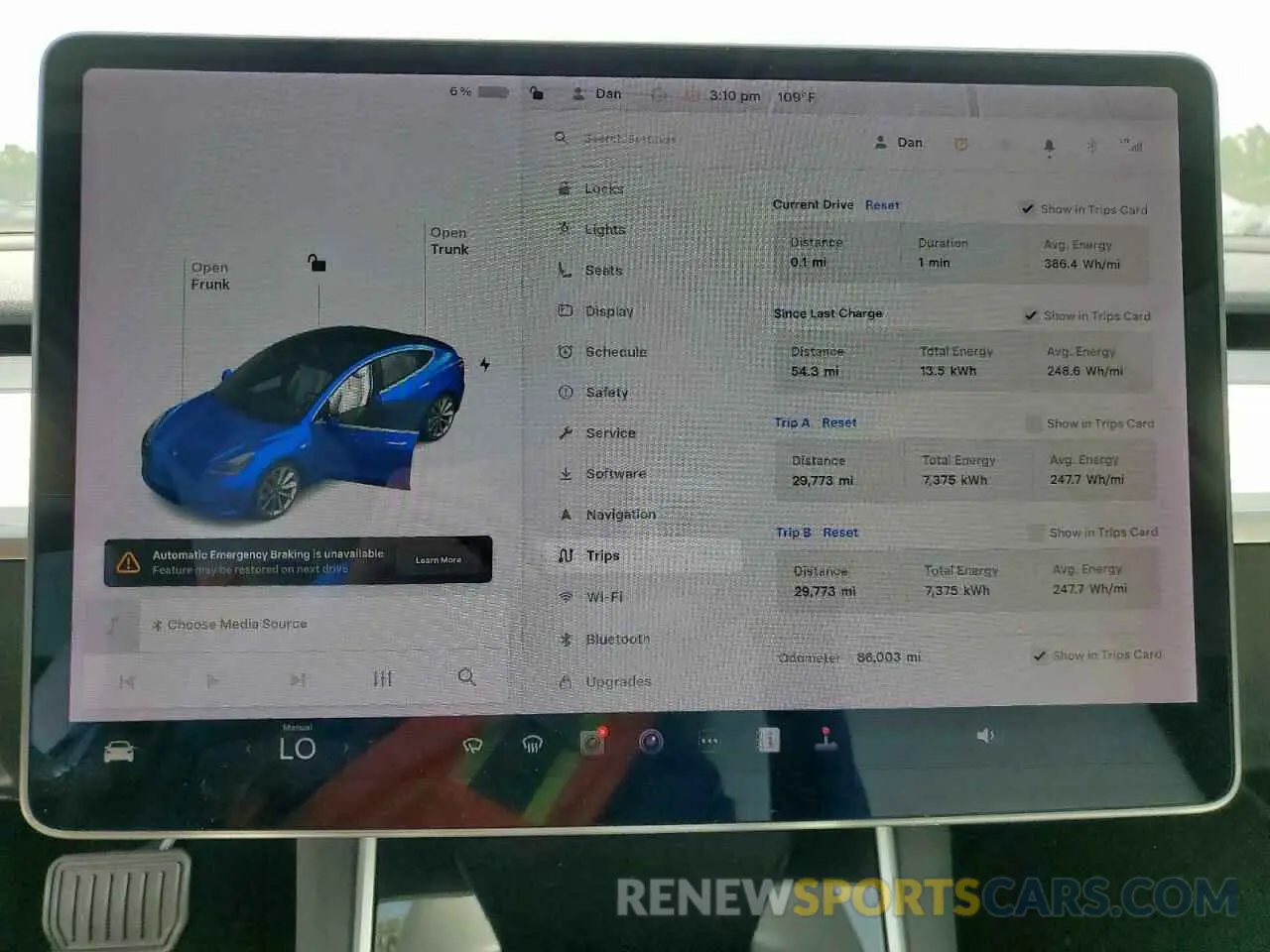 9 Photograph of a damaged car 5YJ3E1EB9KF195485 TESLA MODEL 3 2019
